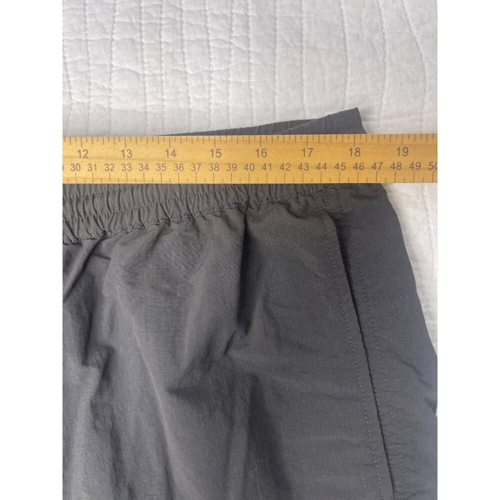 Madewell Mens Everywear Charcoal/Black Swim Casual Shorts XL Elastic Waist